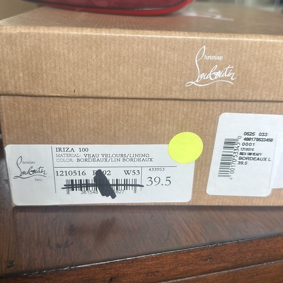 NWT Maroon suede Iriza 100 pumps size 39.5 - Picture 5 of 5